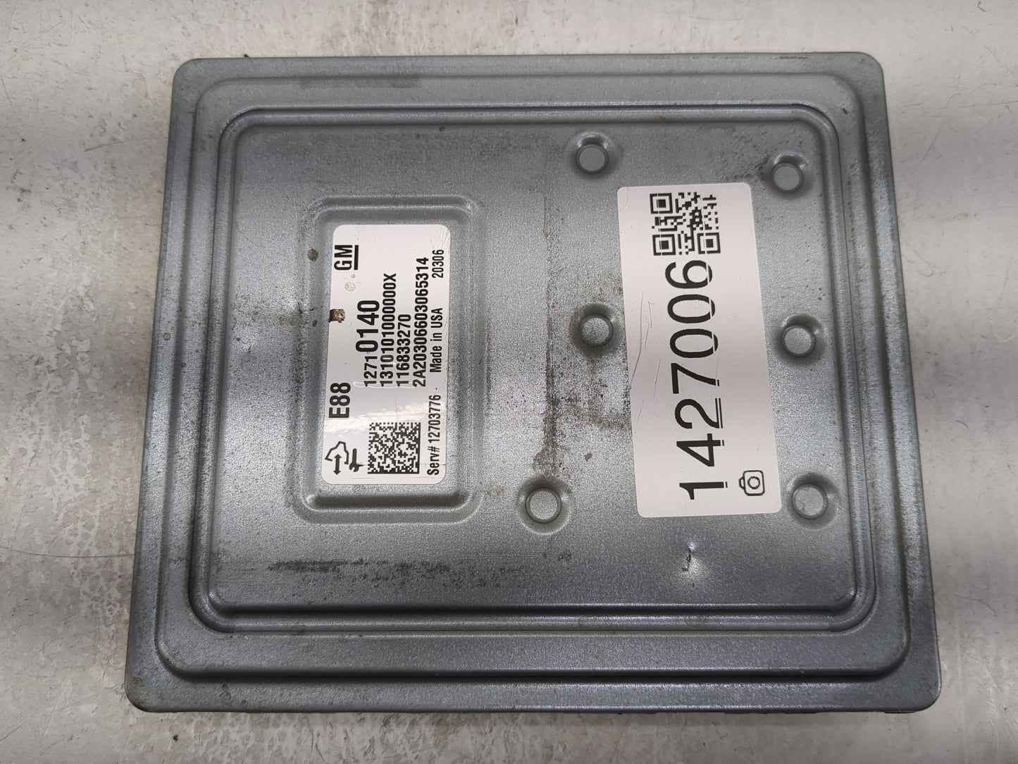 2015-2016 Cadillac Escalade PCM Engine Control Computer ECU ECM PCU OEM P/N:12710140 13101010000000X Fits Fits 2014 2015 201