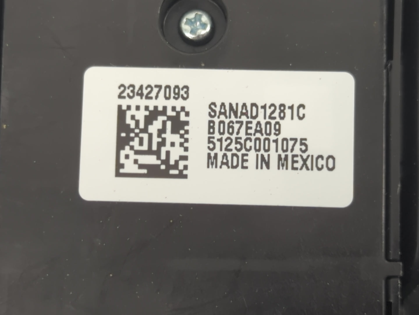 2015 Cadillac Escalade Master Power Window Switch Replacement Driver Side Left P/N:23427093 SANAD1281C Fits OEM Used Auto Pa