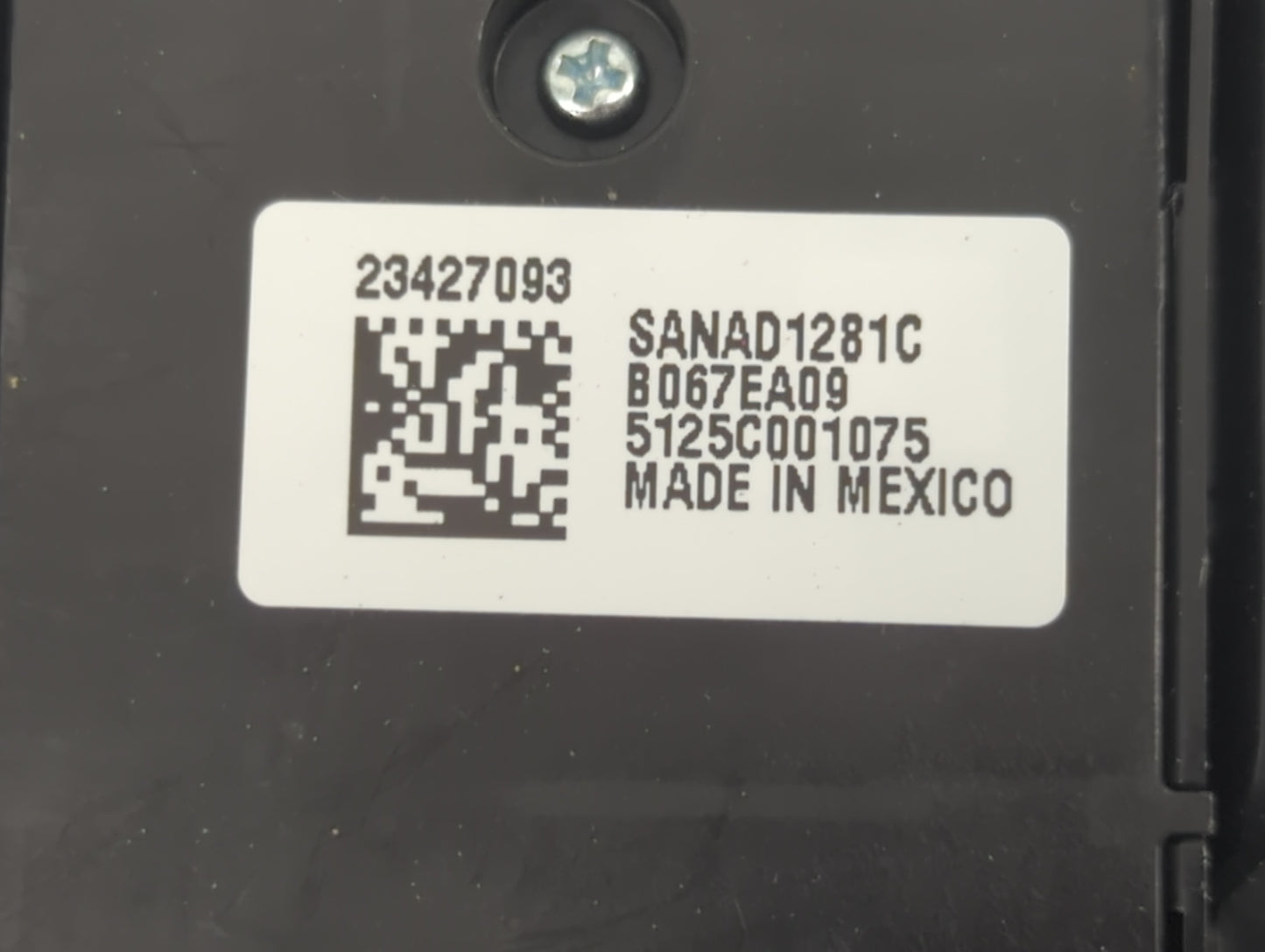 2015 Cadillac Escalade Master Power Window Switch Replacement Driver Side Left P/N:23427093 SANAD1281C Fits OEM Used Auto Pa