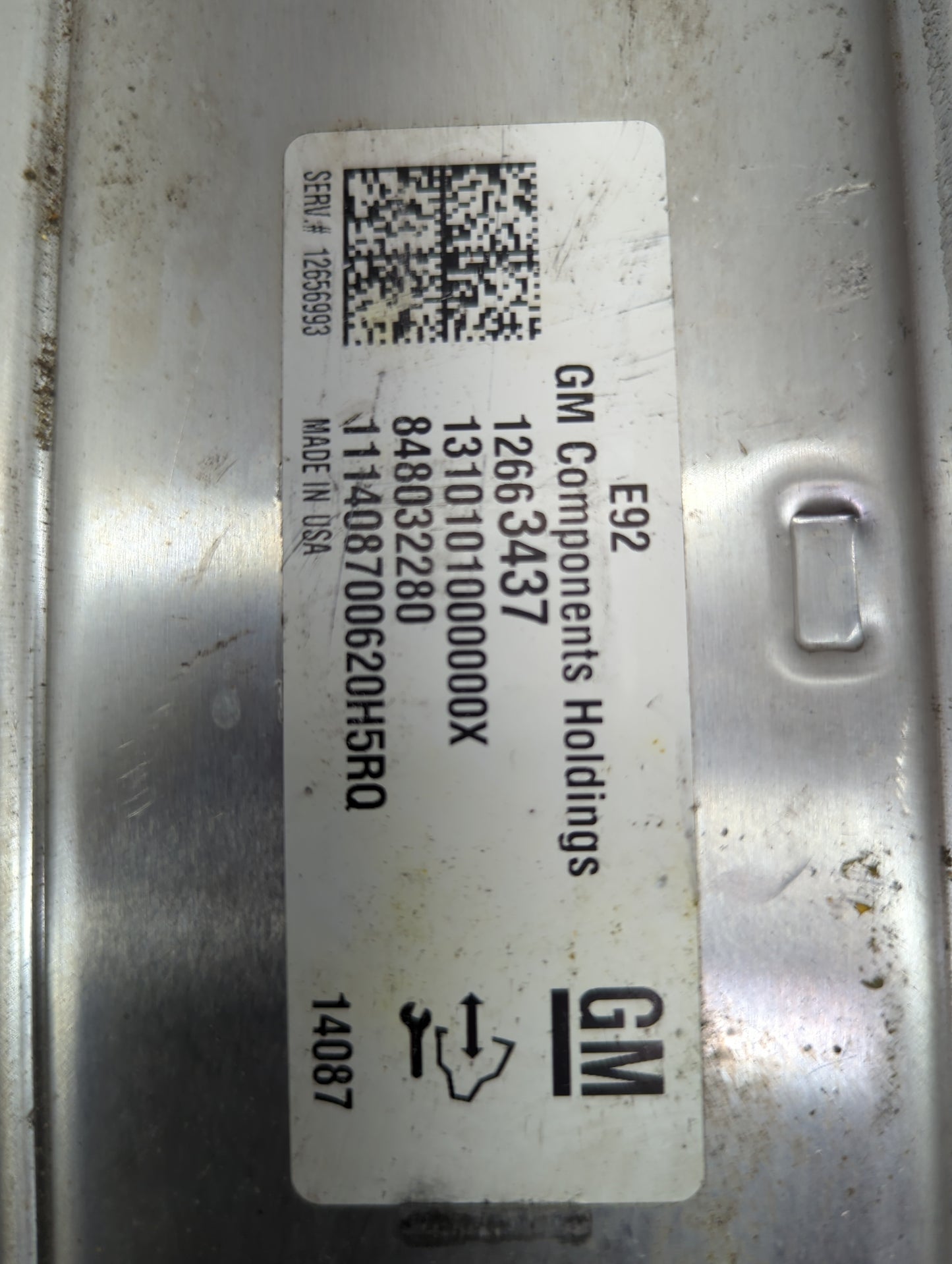 2015-2016 Cadillac Escalade Esv PCM Engine Control Computer ECU ECM PCU OEM P/N:12663437 13101010000000X Fits Fits 2014 2015