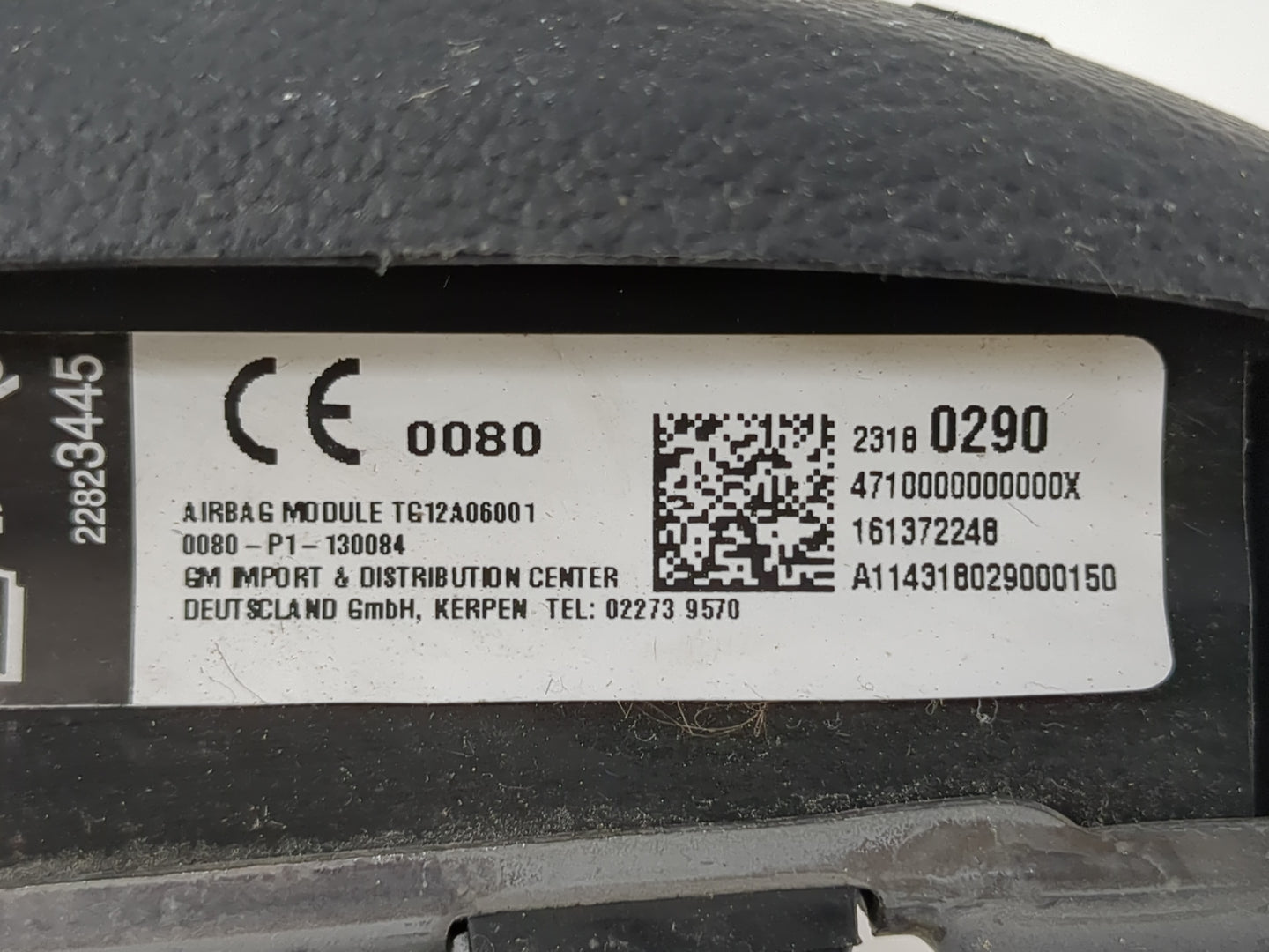 2014-2016 Cadillac Srx Air Bag Driver Left Steering Wheel Mounted P/N:23180290 Fits Fits 2014 2015 2016 OEM Used Auto Parts 