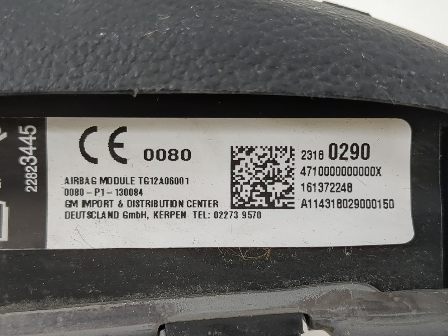 2014-2016 Cadillac Srx Air Bag Driver Left Steering Wheel Mounted P/N:23180290 Fits Fits 2014 2015 2016 OEM Used Auto Parts 