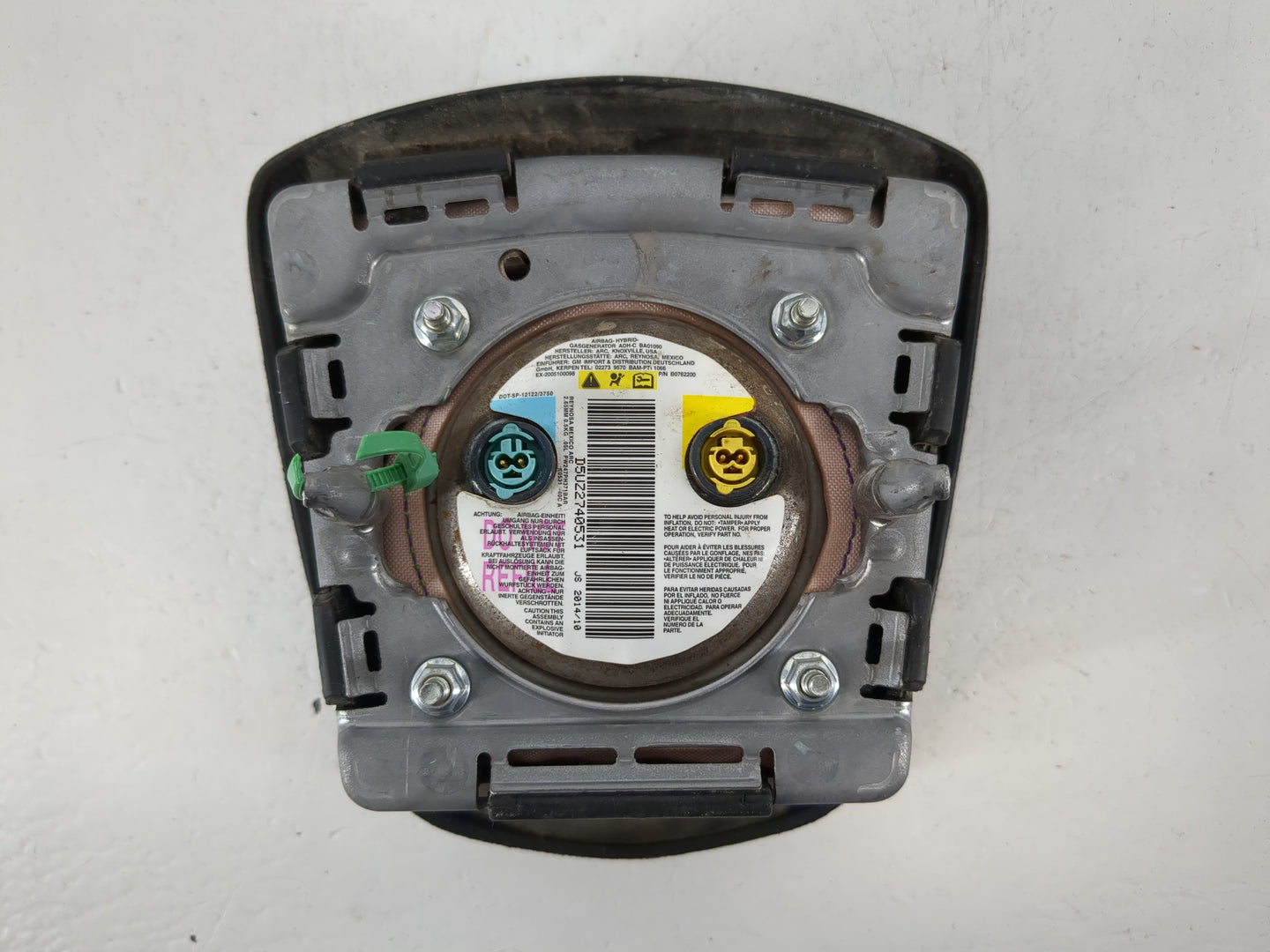 2014-2016 Cadillac Srx Air Bag Driver Left Steering Wheel Mounted P/N:23180290 Fits Fits 2014 2015 2016 OEM Used Auto Parts 