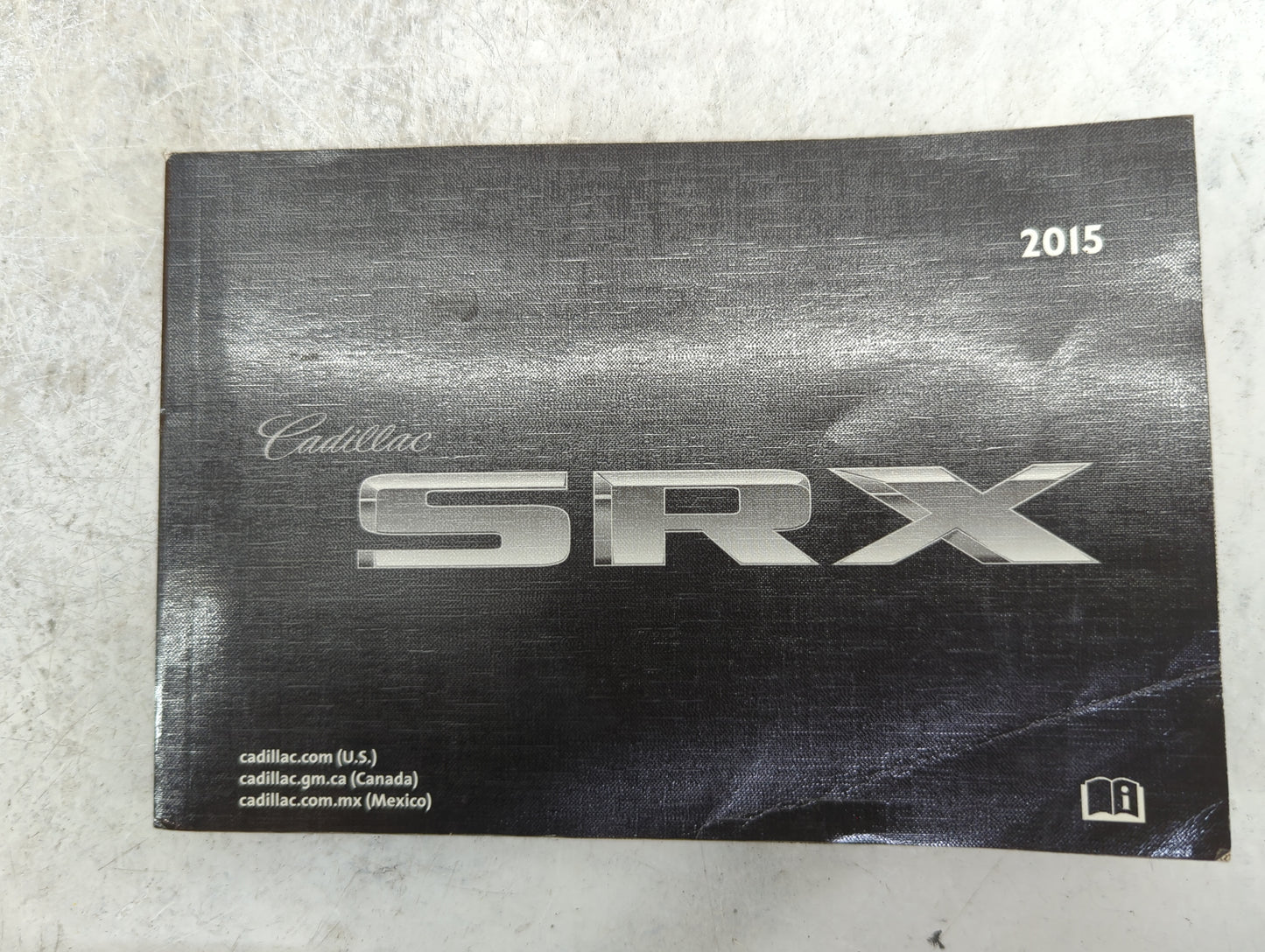 2015 Cadillac Srx Owners Manual Book Guide P/N:22933433 22866702 OEM Used Auto Parts - Oemusedautoparts1.com