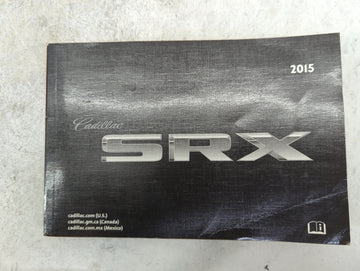 2015 Cadillac Srx Owners Manual Book Guide P/N:22933433 22866702 OEM Used Auto Parts - Oemusedautoparts1.com
