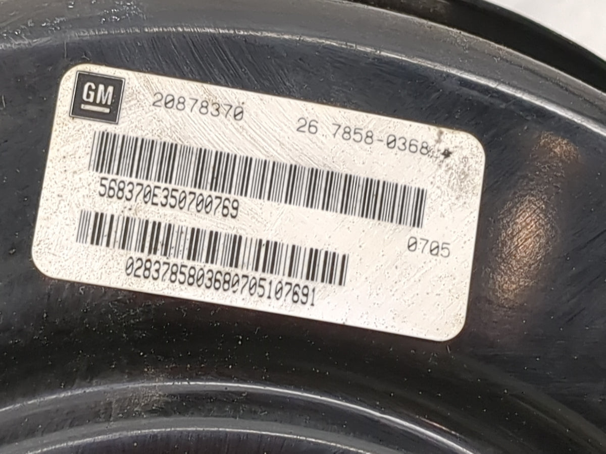 2013-2016 Cadillac Srx Power Brake Booster Oem 1500796 - Oemusedautoparts1.com