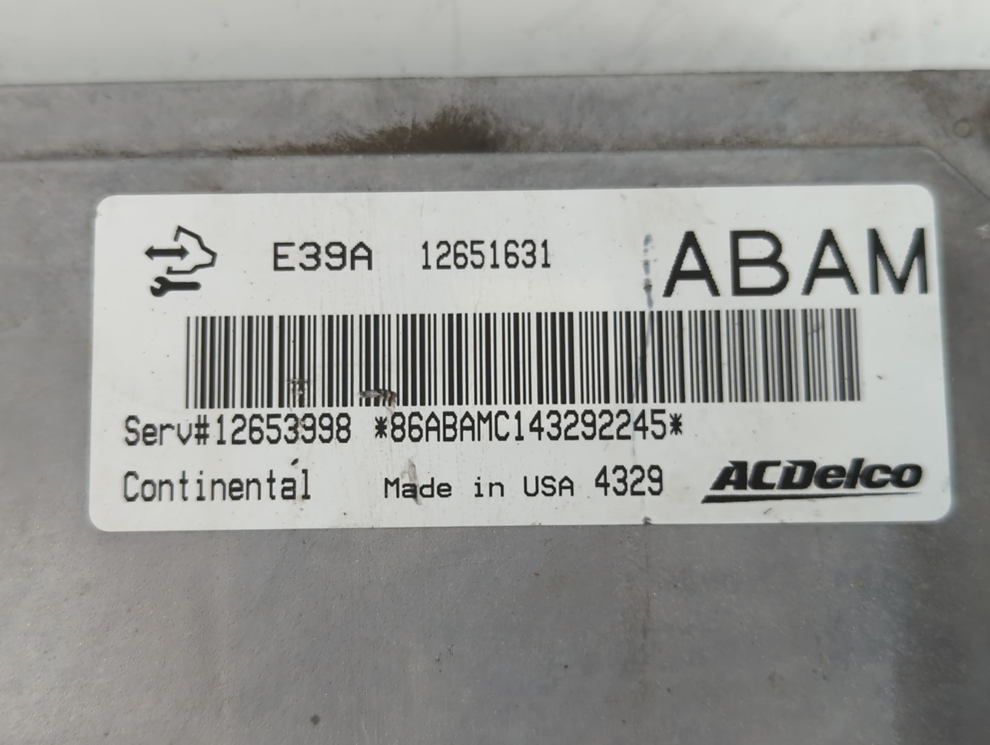 2013-2016 Cadillac Srx PCM Engine Control Computer ECU ECM PCU OEM P/N:12651631 Fits Fits 2013 2014 2015 2016 OEM Used Auto 