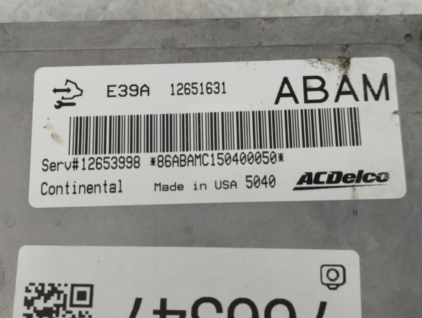 2013-2016 Cadillac Srx PCM Engine Control Computer ECU ECM PCU OEM P/N:12651631 12653998 Fits Fits 2013 2014 2015 2016 OEM U