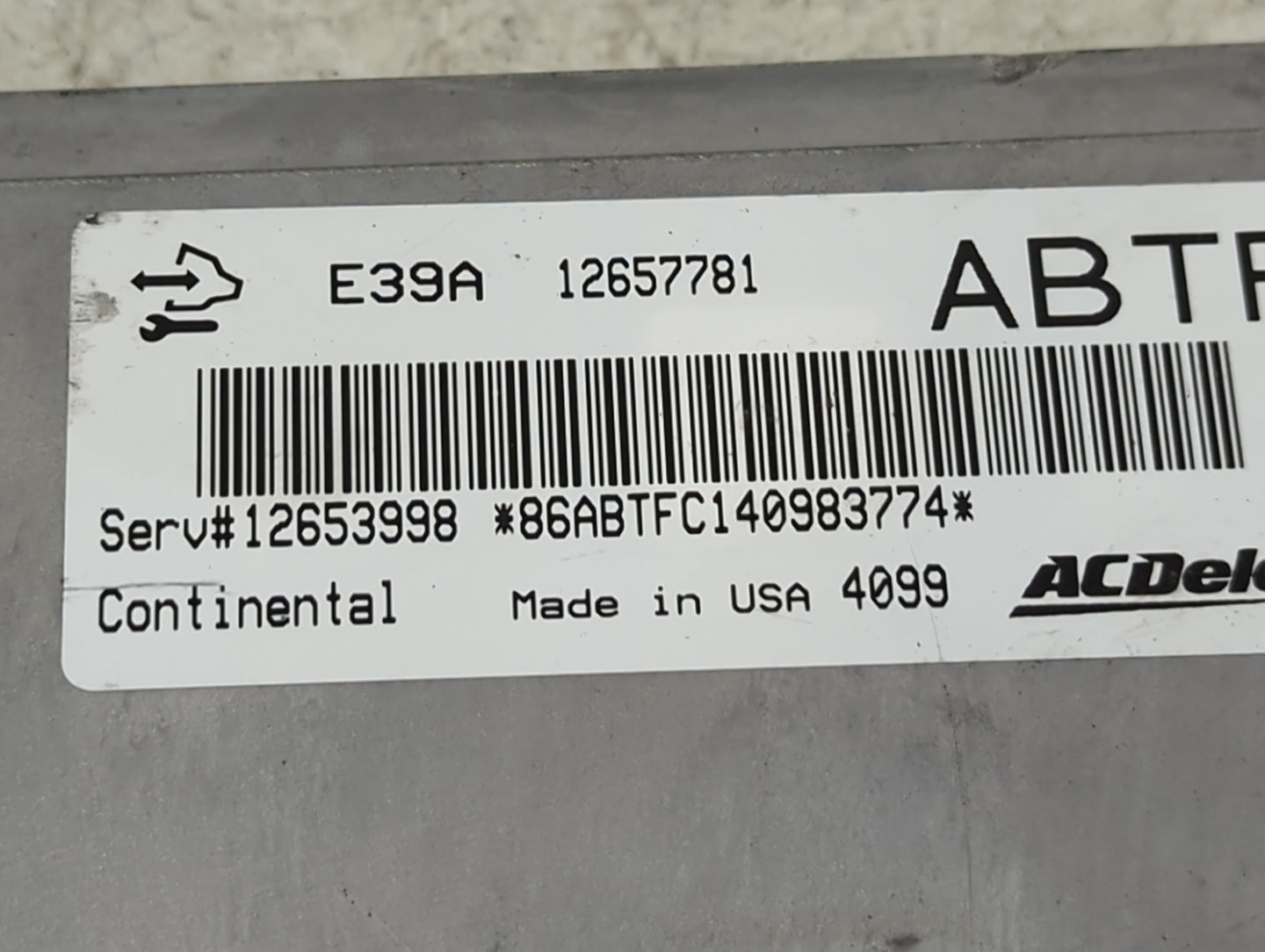 2013-2016 Cadillac Xts PCM Engine Control Computer ECU ECM PCU OEM P/N:12657781 Fits Fits 2013 2014 2015 2016 OEM Used Auto 