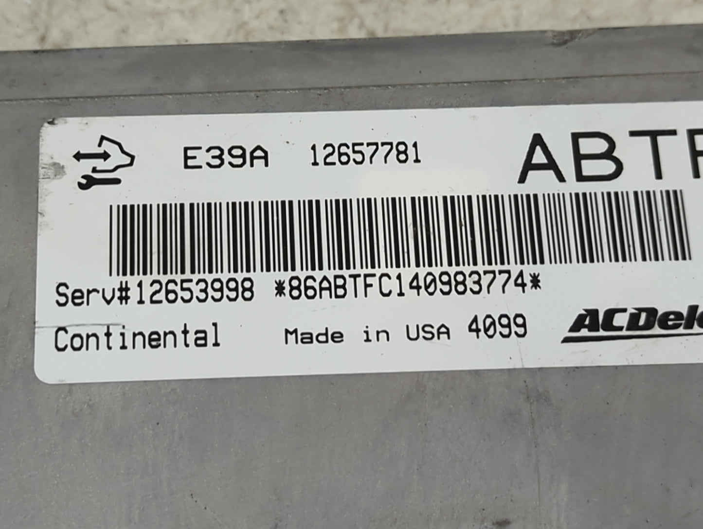 2013-2016 Cadillac Xts PCM Engine Control Computer ECU ECM PCU OEM P/N:12657781 Fits Fits 2013 2014 2015 2016 OEM Used Auto 