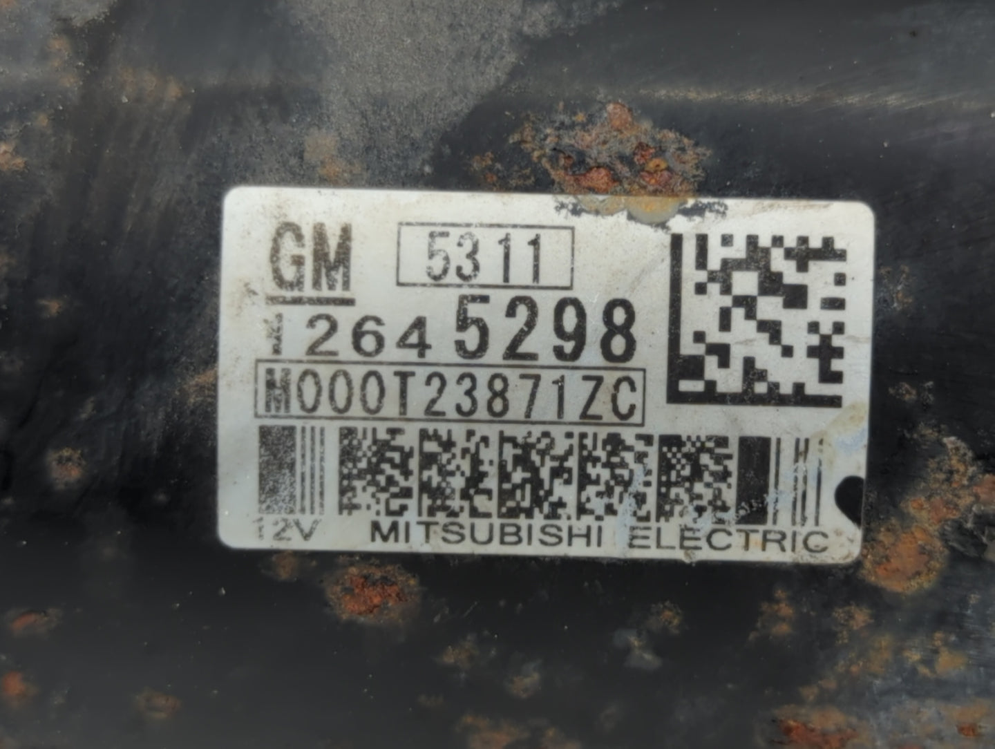 2013-2019 Cadillac Xts Car Starter Motor Solenoid OEM P/N:M000T23871ZC 12645298 Fits OEM Used Auto Parts - Oemusedautoparts1