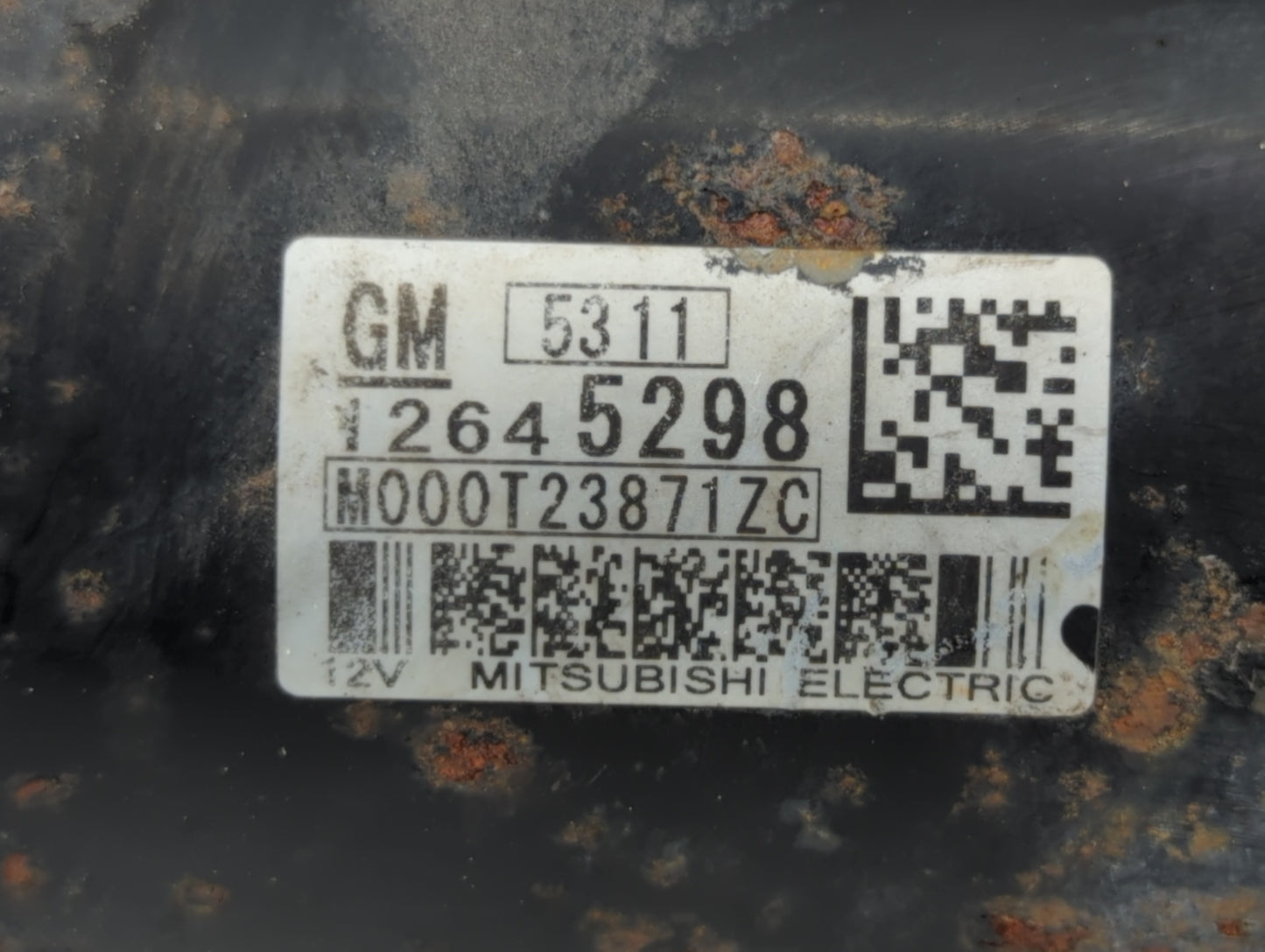 2013-2019 Cadillac Xts Car Starter Motor Solenoid OEM P/N:M000T23871ZC 12645298 Fits OEM Used Auto Parts - Oemusedautoparts1