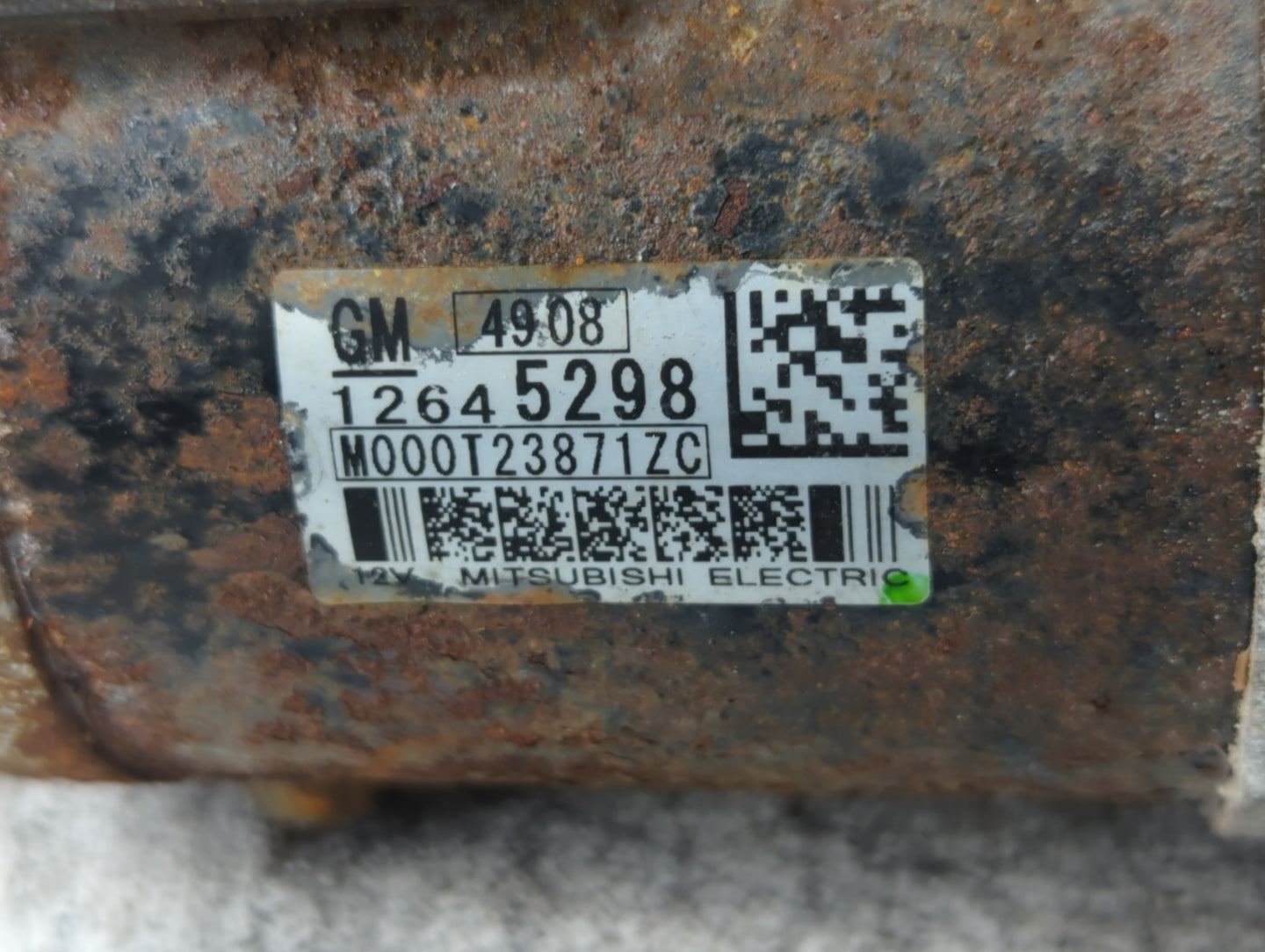 2013-2019 Cadillac Xts Car Starter Motor Solenoid OEM P/N:M000T36572ZC 12645298 Fits OEM Used Auto Parts - Oemusedautoparts1