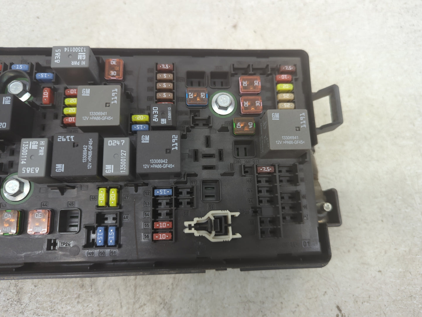 2012-2015 Chevrolet Camaro Fusebox Fuse Box Panel Relay Module P/N:22760636 Fits Fits 2012 2013 2014 2015 OEM Used Auto Part