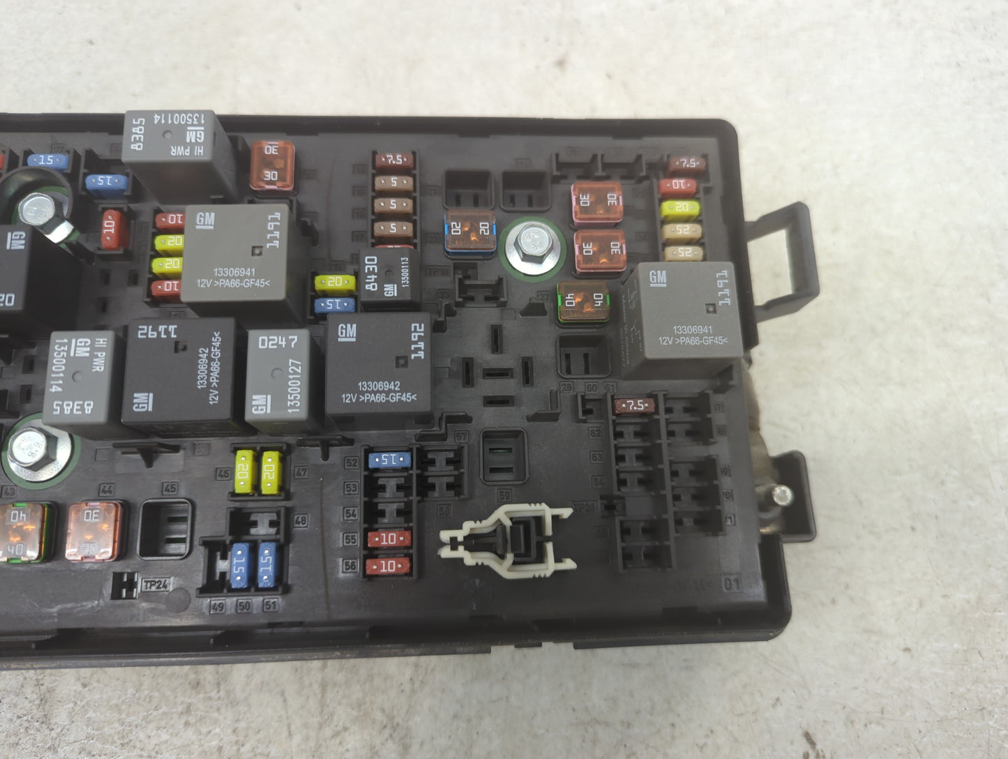 2012-2015 Chevrolet Camaro Fusebox Fuse Box Panel Relay Module P/N:22760636 Fits Fits 2012 2013 2014 2015 OEM Used Auto Part