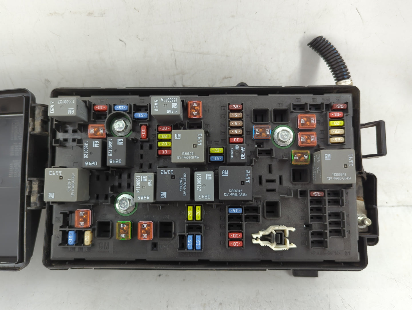 2012-2015 Chevrolet Camaro Fusebox Fuse Box Panel Relay Module P/N:22760636 Fits Fits 2012 2013 2014 2015 OEM Used Auto Part