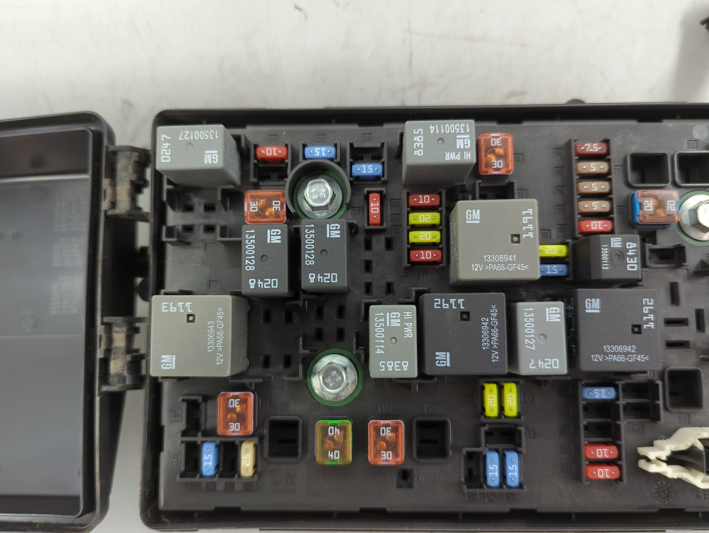 2012-2015 Chevrolet Camaro Fusebox Fuse Box Panel Relay Module P/N:22760636 Fits Fits 2012 2013 2014 2015 OEM Used Auto Part