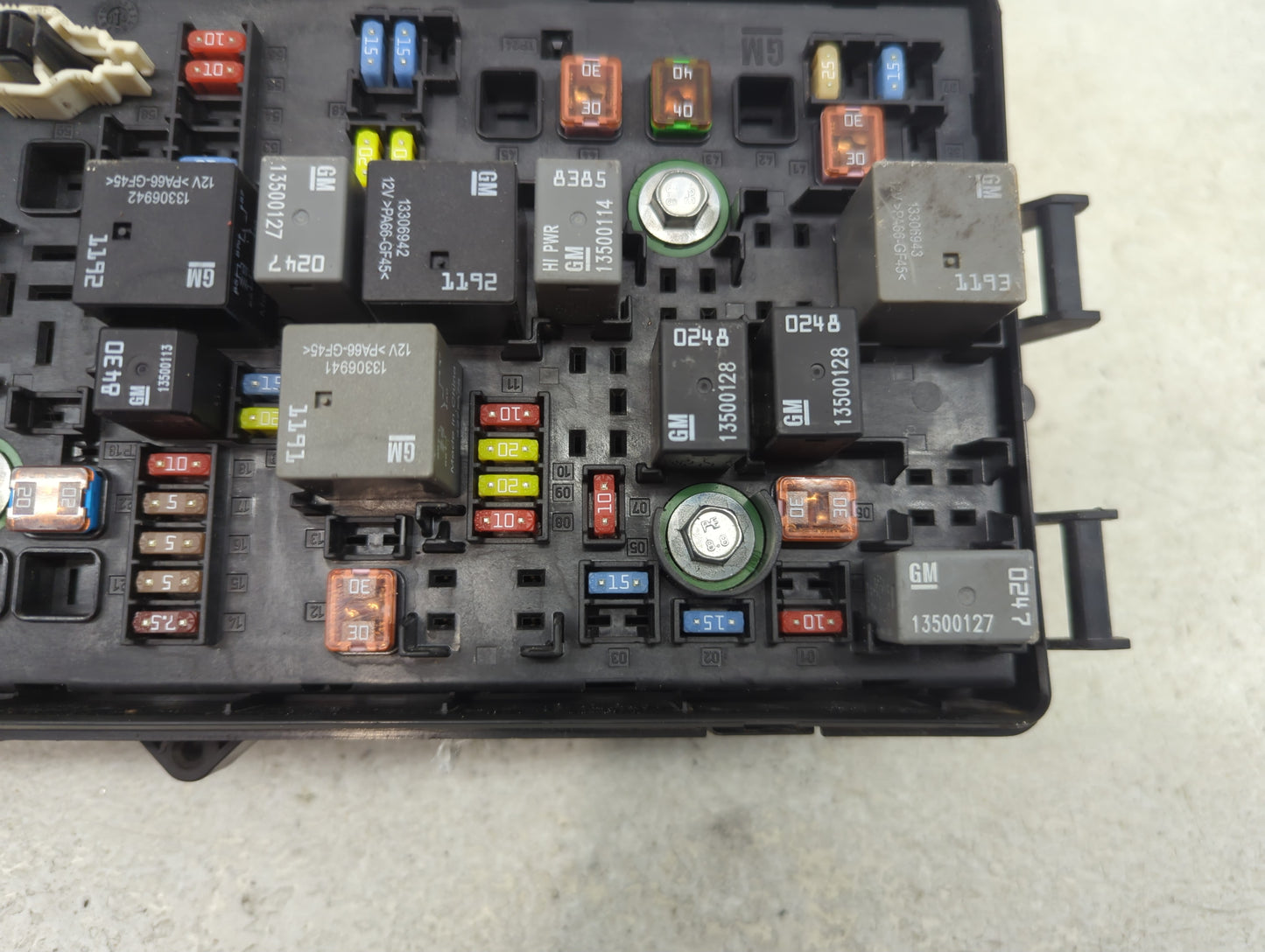 2012-2015 Chevrolet Camaro Fusebox Fuse Box Panel Relay Module P/N:22760635 Fits Fits 2012 2013 2014 2015 OEM Used Auto Part