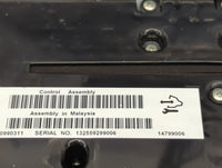 2015 Chevrolet Camaro Climate Control Module Temperature AC/Heater Replacement P/N:20990311 Fits OEM Used Auto Parts - Oemus