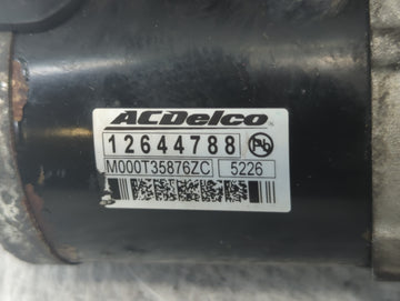 2010-2015 Chevrolet Camaro Car Starter Motor Solenoid OEM P/N:M000T35876ZC 12644788 Fits OEM Used Auto Parts