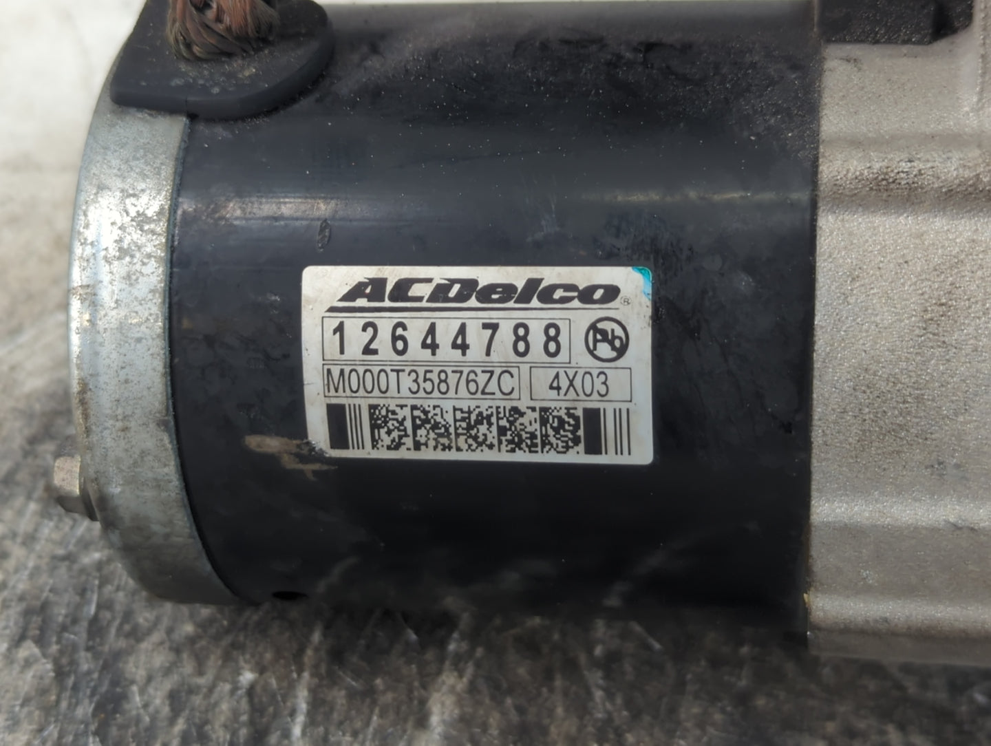 2010-2015 Chevrolet Camaro Car Starter Motor Solenoid OEM P/N:M000T35876ZC 12644788 Fits OEM Used Auto Parts - Oemusedautopa