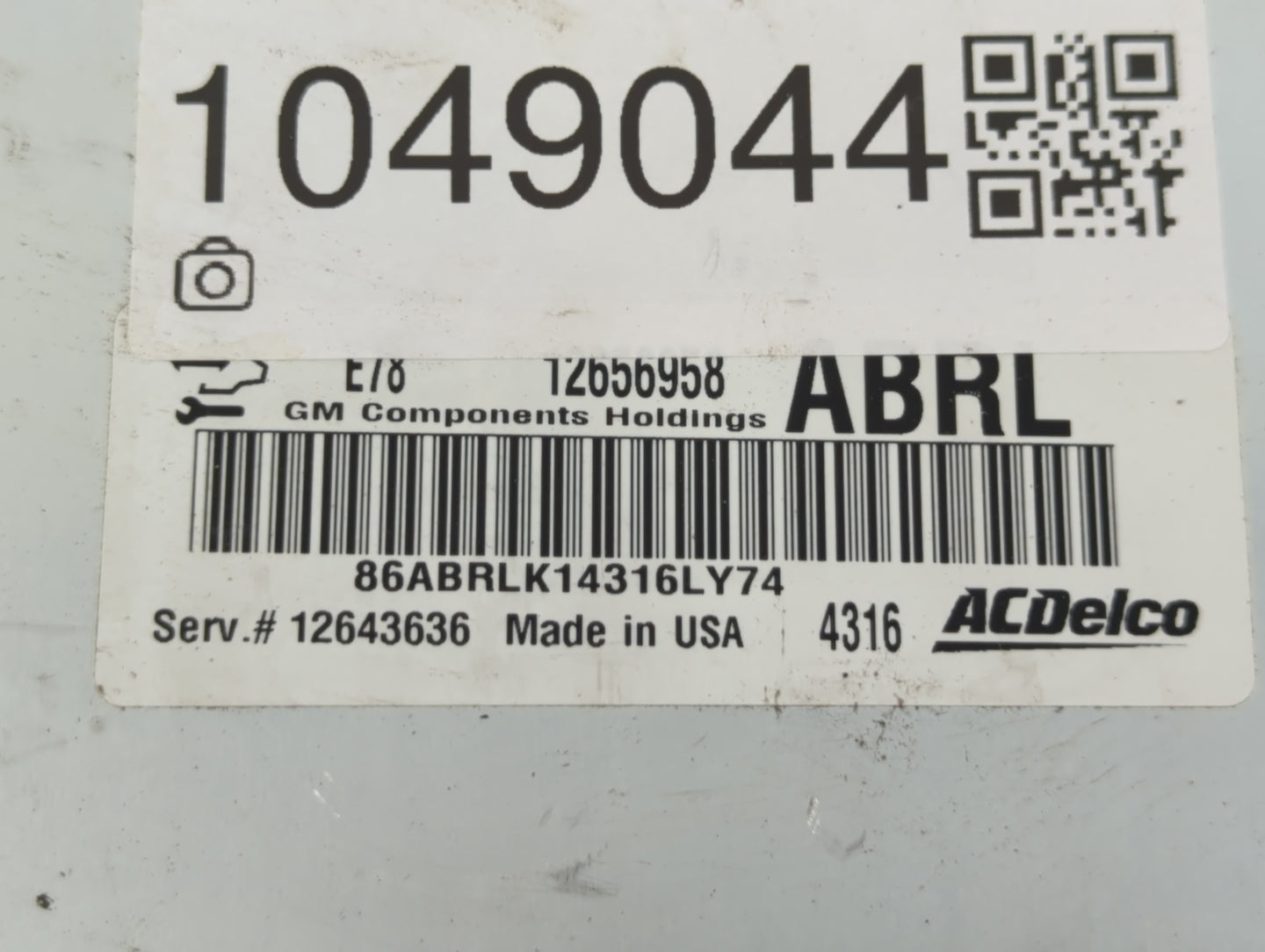2012-2016 Chevrolet Cruze PCM Engine Control Computer ECU ECM PCU OEM P/N:12656958 12669324 Fits OEM Used Auto Parts - Oemus