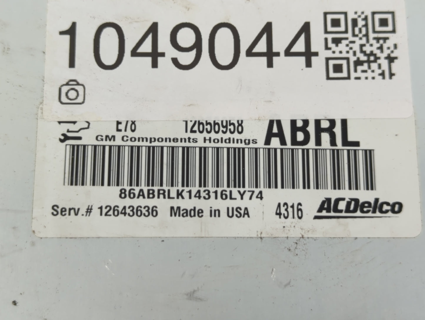 2012-2016 Chevrolet Cruze PCM Engine Control Computer ECU ECM PCU OEM P/N:12656958 12669324 Fits OEM Used Auto Parts - Oemus