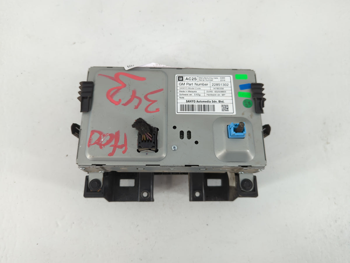 2012-2016 Chevrolet Cruze Information Radio Display Screen 1118769 - Oemusedautoparts1.com