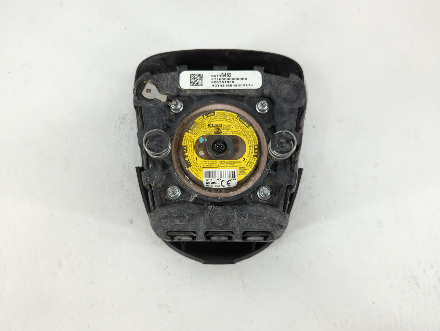 2013-2016 Chevrolet Cruze Air Bag Driver Left Steering Wheel Mounted P/N:95115462 Fits Fits 2013 2014 2015 2016 OEM Used Aut