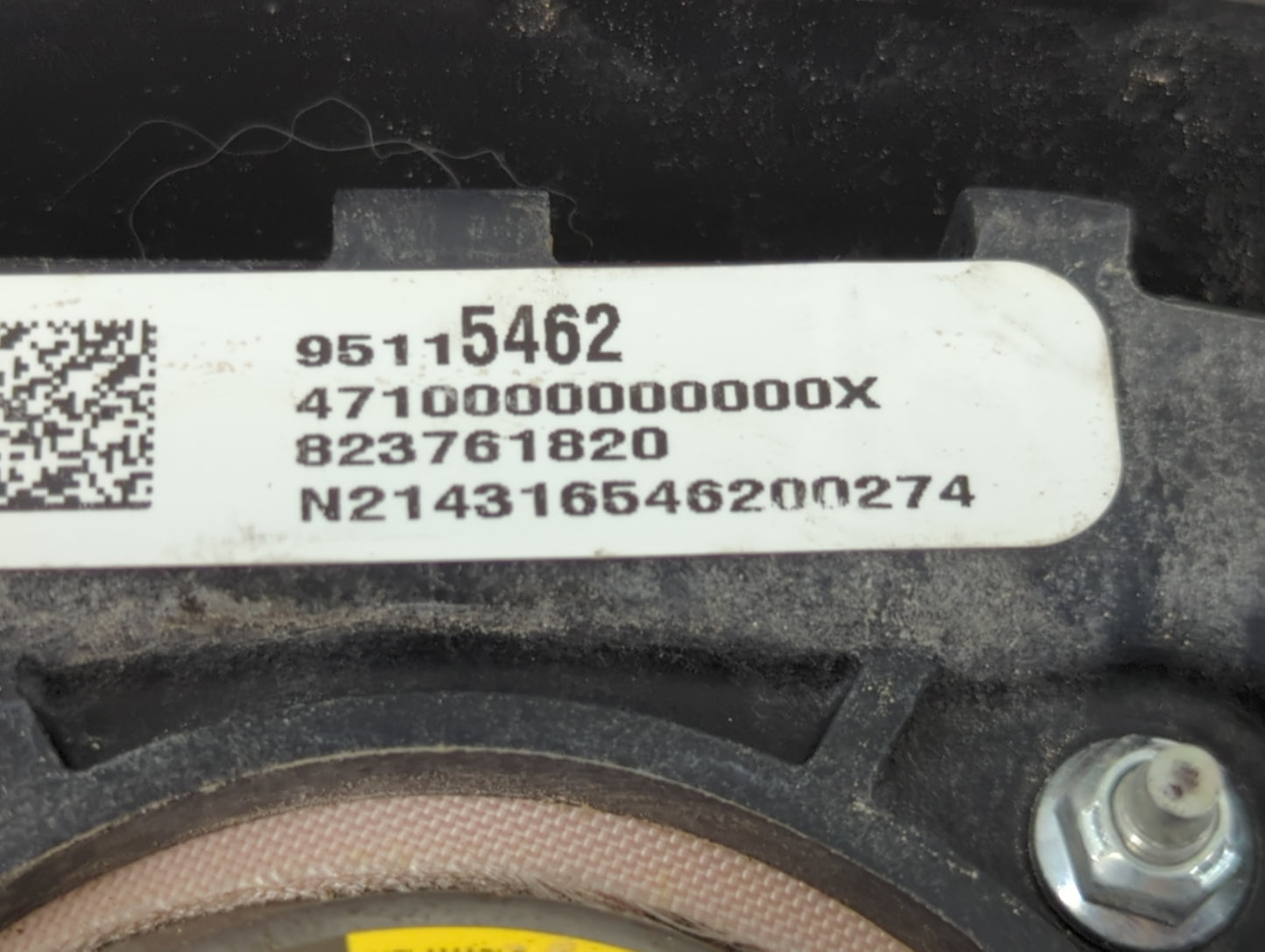 2013-2016 Chevrolet Cruze Air Bag Driver Left Steering Wheel Mounted P/N:95115462 Fits Fits 2013 2014 2015 2016 OEM Used Aut