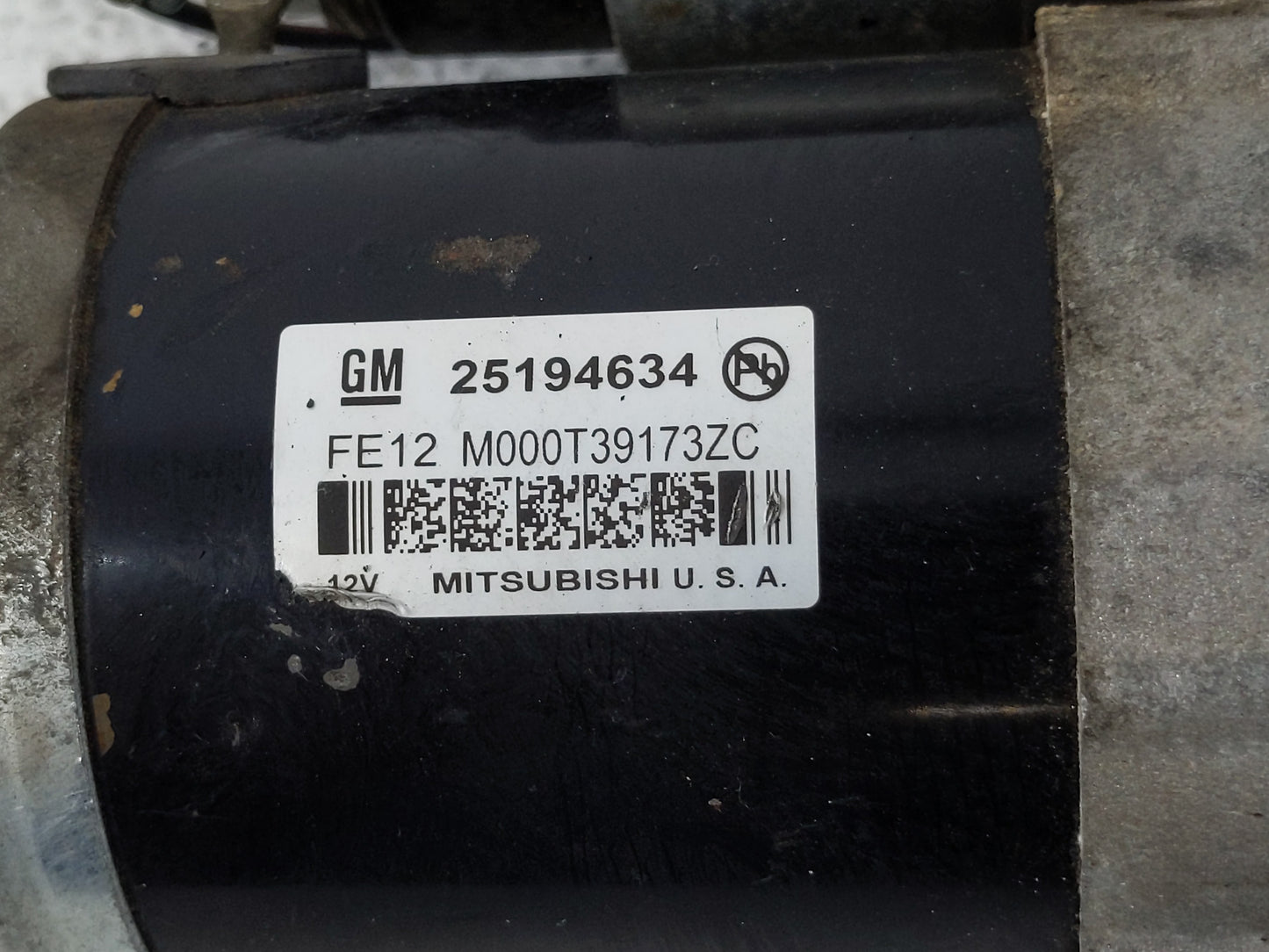 2011-2016 Chevrolet Cruze Car Starter Motor Solenoid OEM P/N:25194634 Fits OEM Used Auto Parts - Oemusedautoparts1.com