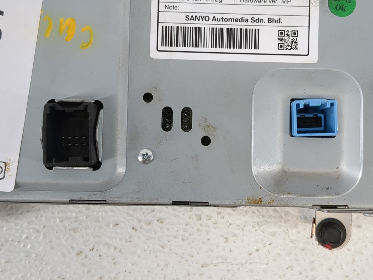 2012-2016 Chevrolet Cruze Information Radio Display Screen 1140267 - Oemusedautoparts1.com