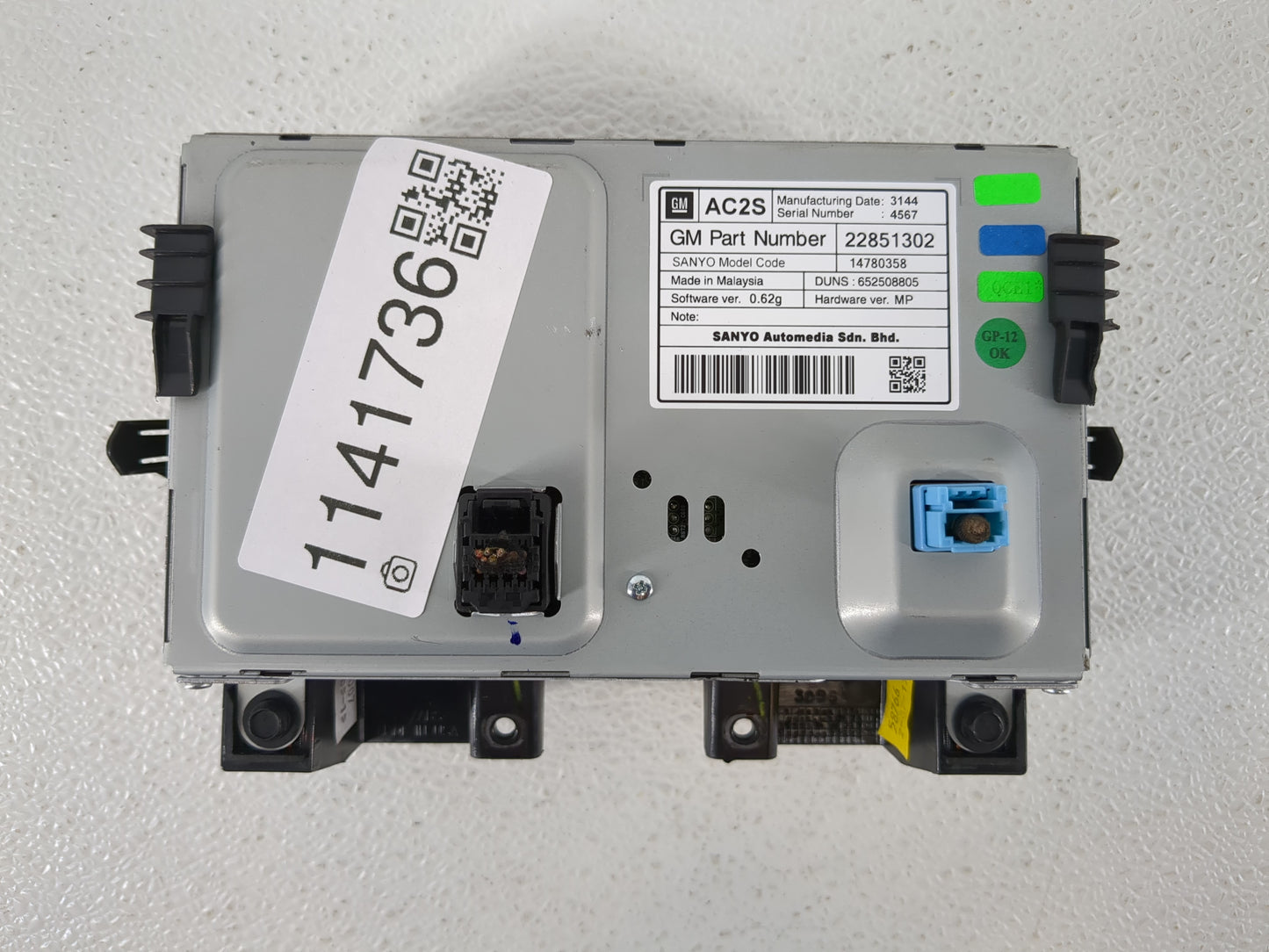 2012-2016 Chevrolet Cruze Information Display Screen - Oemusedautoparts1.com