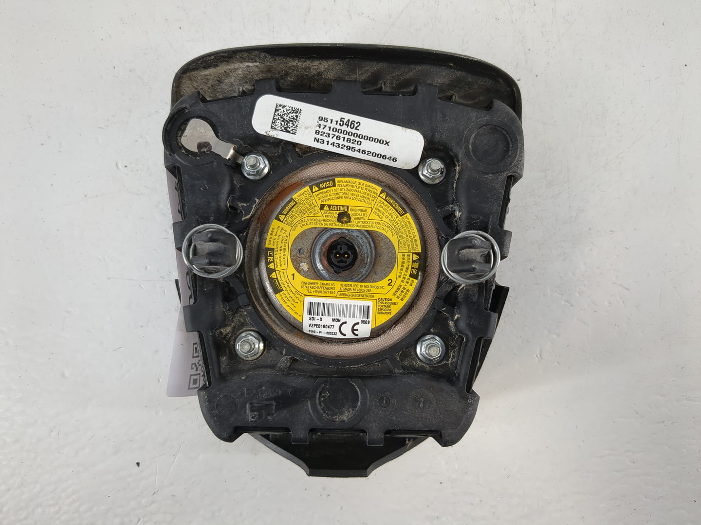 2013-2016 Chevrolet Cruze Air Bag Driver Left Steering Wheel Mounted P/N:95116562 Fits Fits 2013 2014 2015 2016 OEM Used Aut
