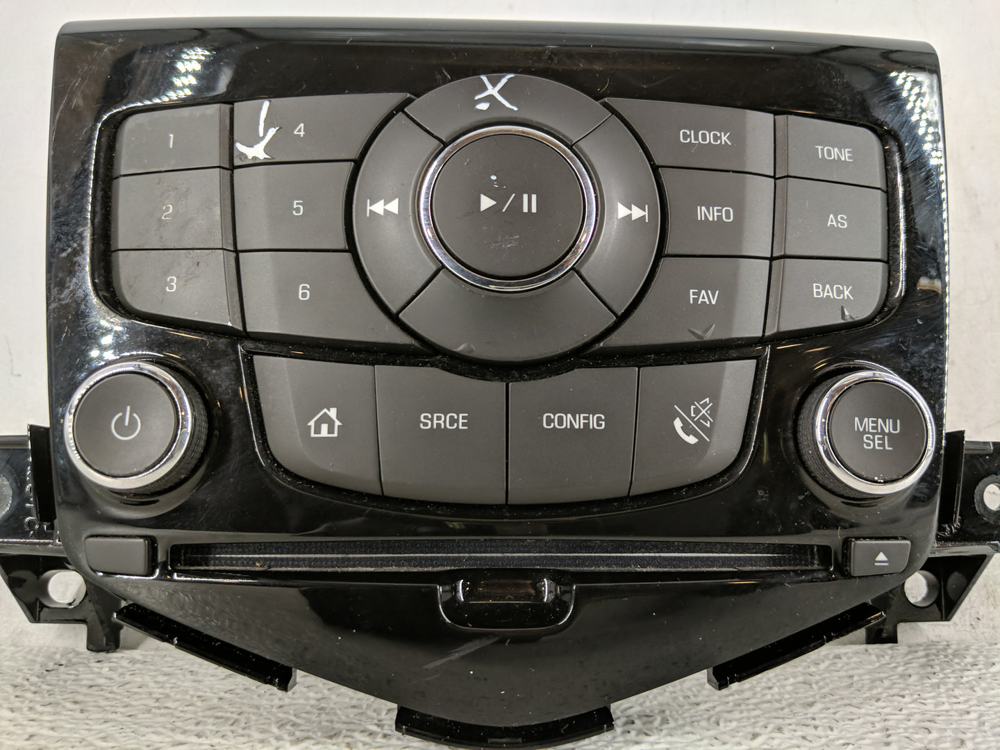 2013-2016 Chevrolet Cruze Radio AM FM Cd Player Receiver Replacement P/N:95166368 Fits Fits 2013 2014 2015 2016 OEM Used Aut
