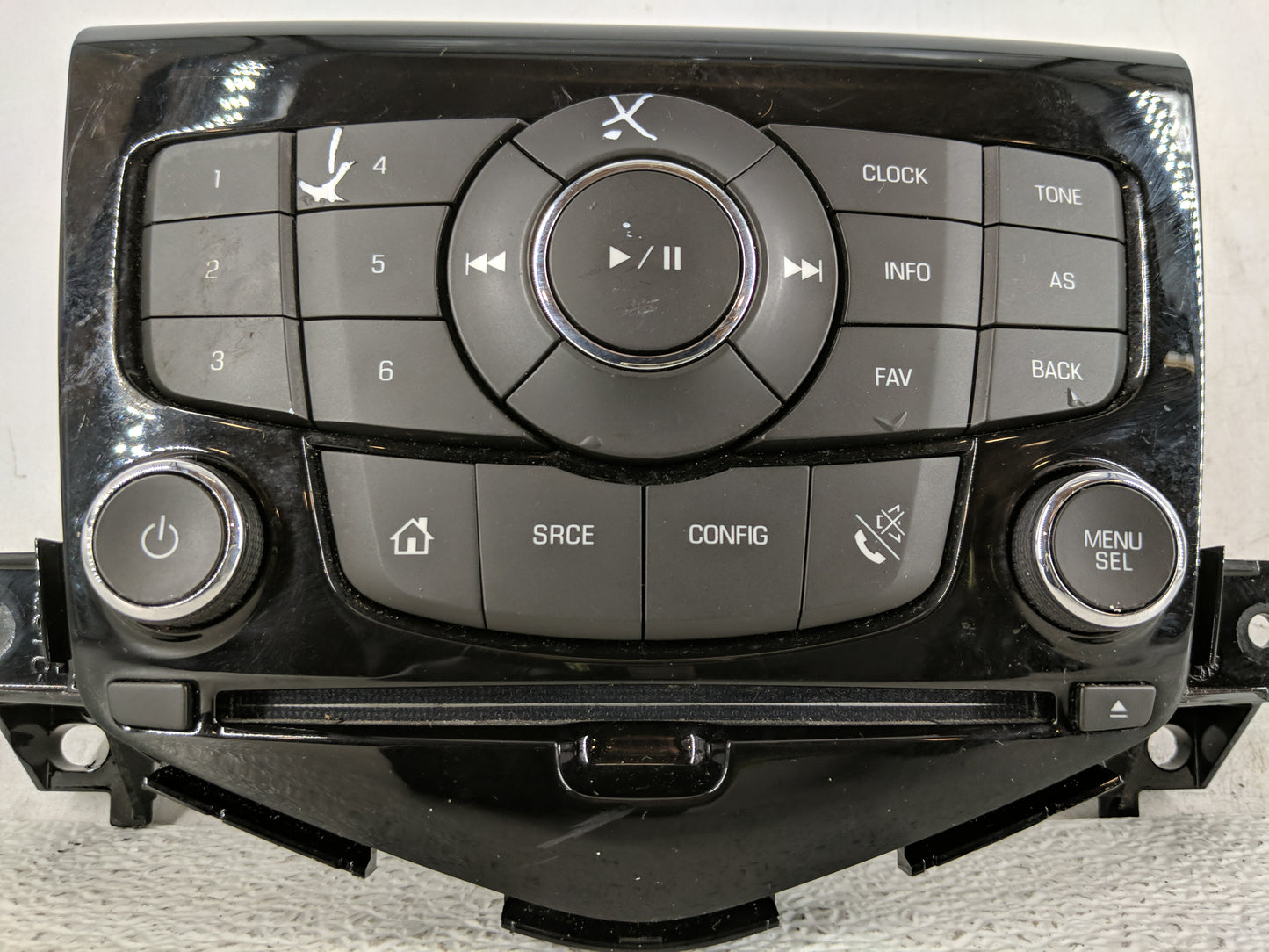 2013-2016 Chevrolet Cruze Radio AM FM Cd Player Receiver Replacement P/N:95166368 Fits Fits 2013 2014 2015 2016 OEM Used Aut