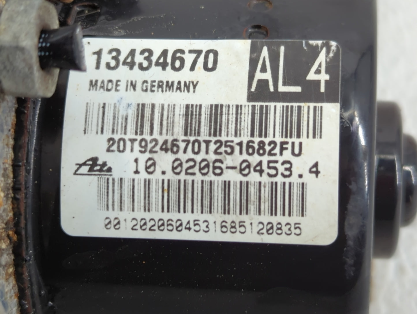 2012-2015 Chevrolet Cruze ABS Pump Control Module Replacement P/N:13434670 Fits Fits 2012 2013 2014 2015 OEM Used Auto Parts