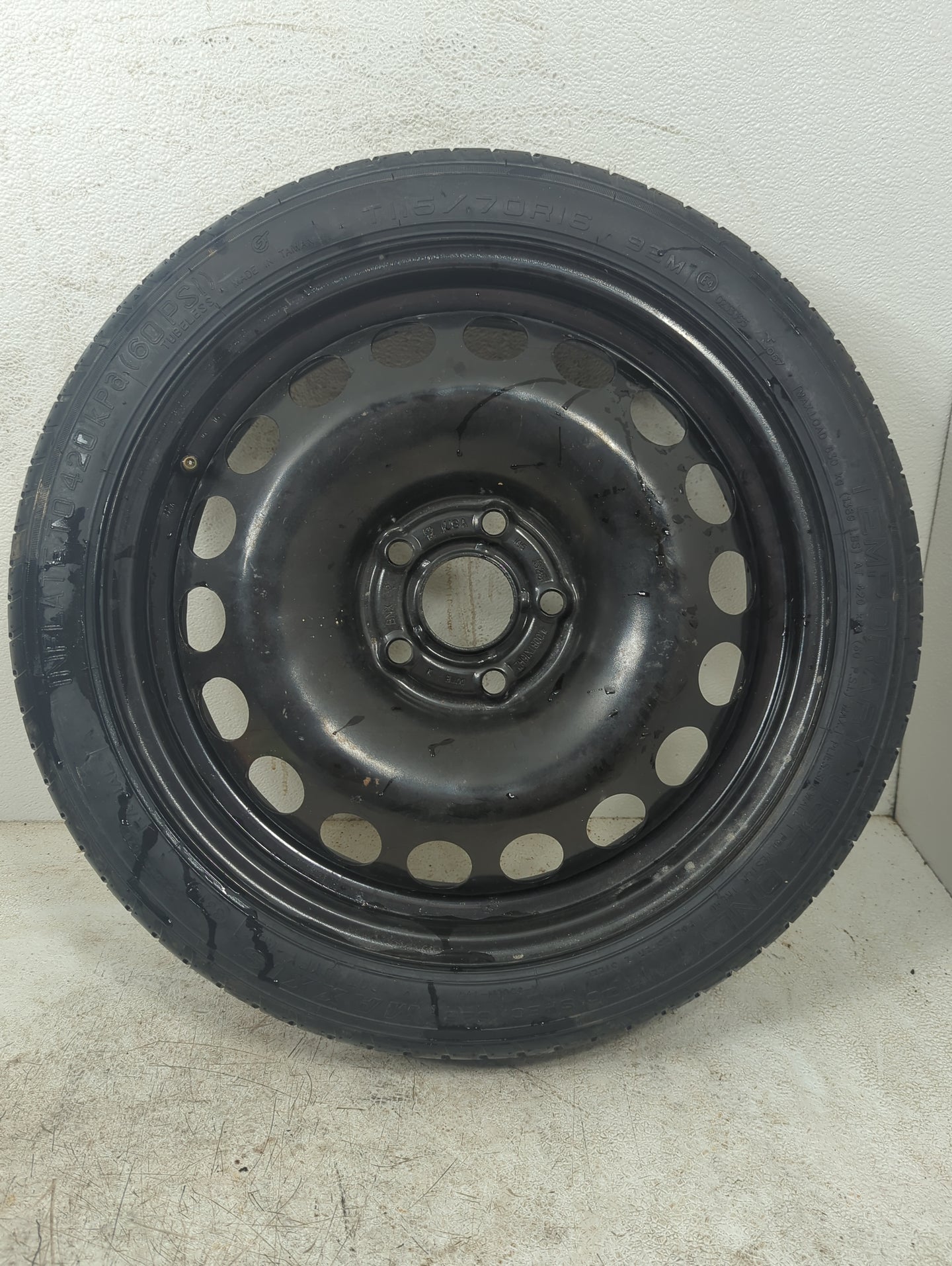 2012-2016 Chevrolet Cruze Spare Donut Tire Wheel Rim Oem 1278636 - Oemusedautoparts1.com