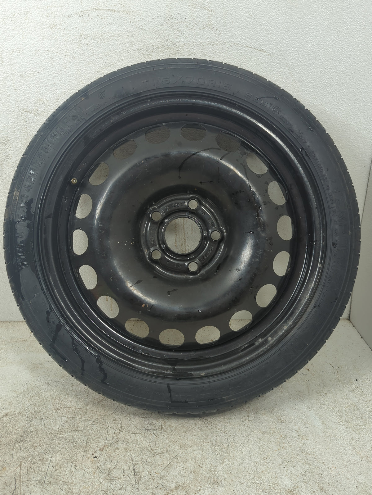 2012-2016 Chevrolet Cruze Spare Donut Tire Wheel Rim Oem 1278636 - Oemusedautoparts1.com