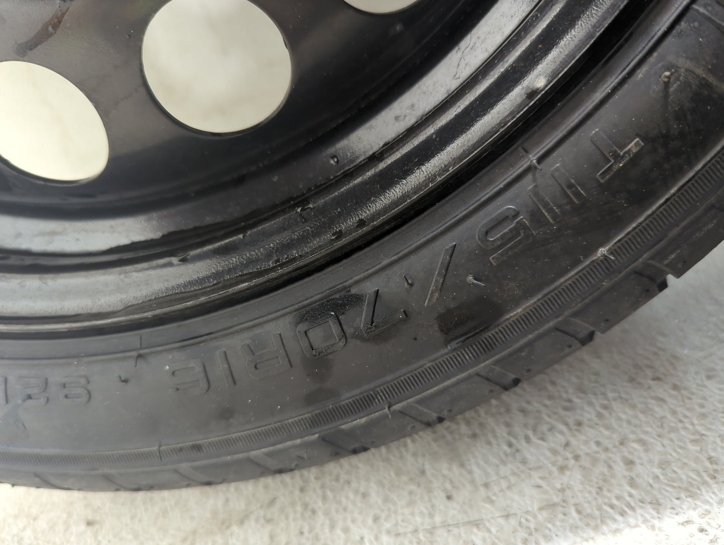2012-2016 Chevrolet Cruze Spare Donut Tire Wheel Rim Oem 1278636 - Oemusedautoparts1.com