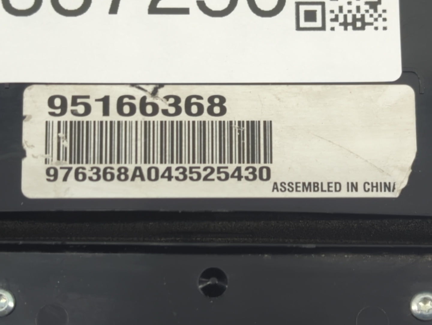 2015 Chevrolet Cruze Radio AM FM Cd Player Receiver Replacement P/N:95166368 Fits OEM Used Auto Parts - Oemusedautoparts1.co