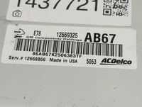 2012-2016 Chevrolet Cruze PCM Engine Control Computer ECU ECM PCU OEM P/N:12669325 12668866 Fits OEM Used Auto Parts - Oemus