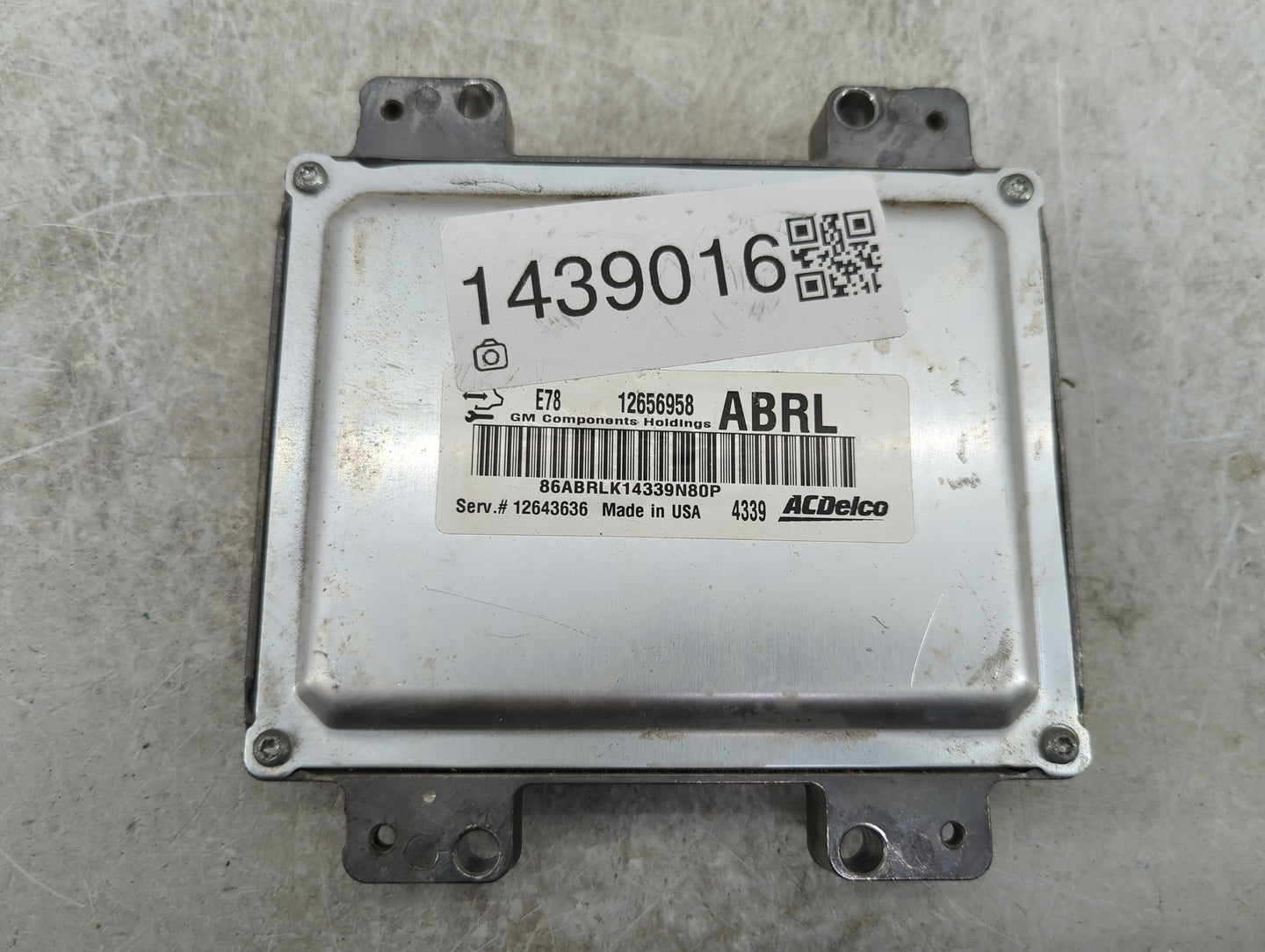 2012-2016 Chevrolet Cruze PCM Engine Control Computer ECU ECM PCU OEM P/N:12656958 12643636 Fits OEM Used Auto Parts - Oemus
