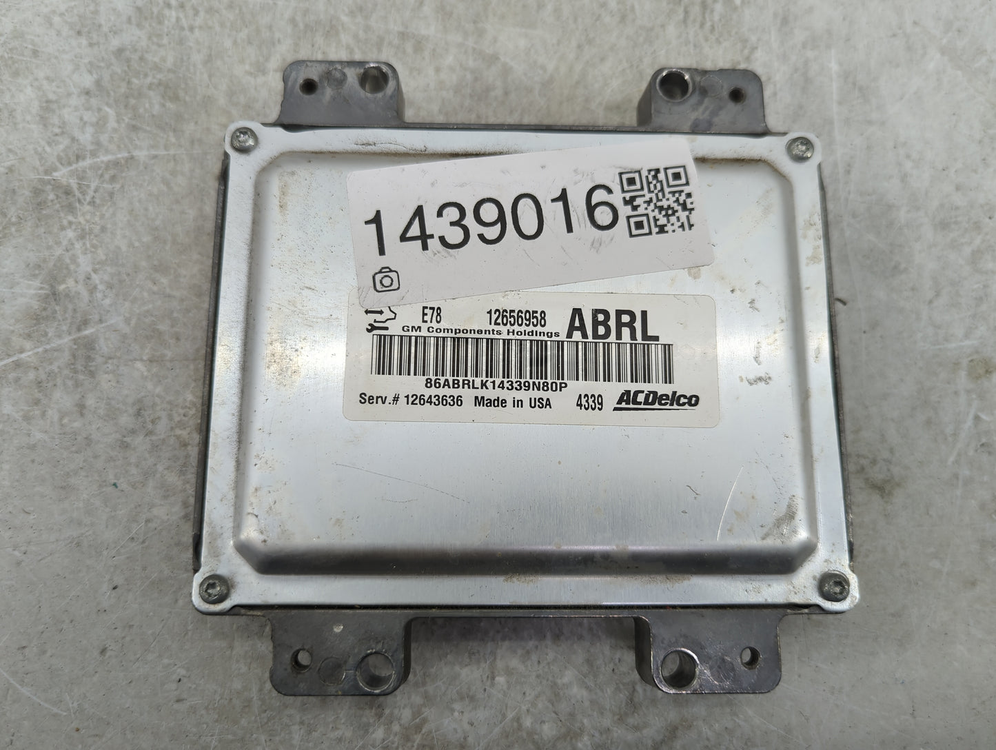 2012-2016 Chevrolet Cruze PCM Engine Control Computer ECU ECM PCU OEM P/N:12656958 12643636 Fits OEM Used Auto Parts - Oemus