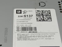 2014-2016 Chevrolet Cruze Radio AM FM Cd Player Receiver Replacement P/N:22976137 Fits Fits 2014 2015 2016 2017 OEM Used Aut