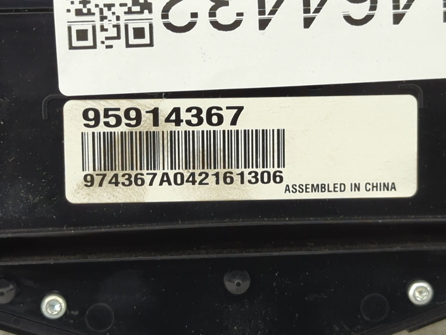 2011-2016 Chevrolet Cruze Radio Control Panel 1464432 - Oemusedautoparts1.com