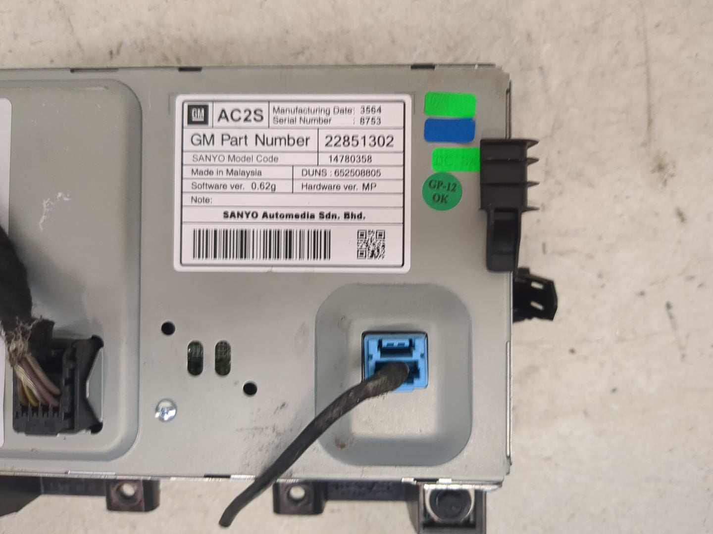 2012-2016 Chevrolet Cruze Information Display Screen 1468013 - Oemusedautoparts1.com