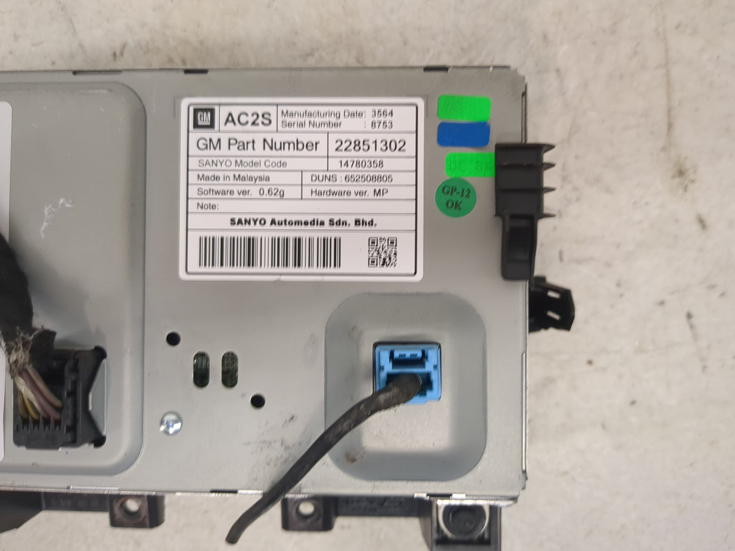 2012-2016 Chevrolet Cruze Information Display Screen 1468013 - Oemusedautoparts1.com