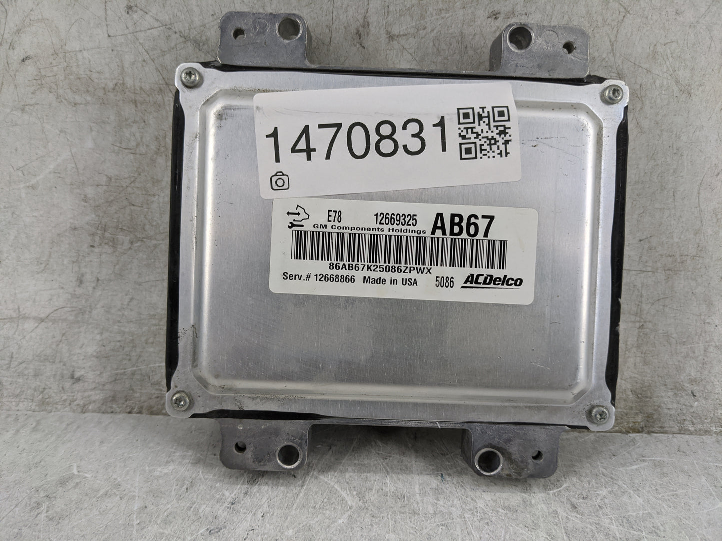 2012-2016 Chevrolet Cruze PCM Engine Control Computer ECU ECM PCU OEM P/N:12669325 12668866 Fits OEM Used Auto Parts - Oemus