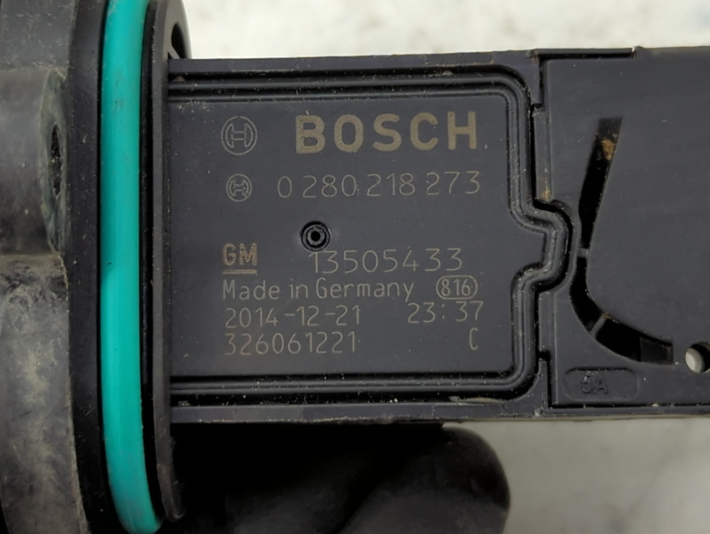 2012-2019 Chevrolet Cruze Mass Air Flow Meter Maf 1486189 - Oemusedautoparts1.com